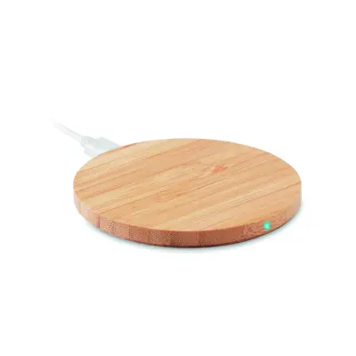 Caricatore wireless in bamboo - RUNDO