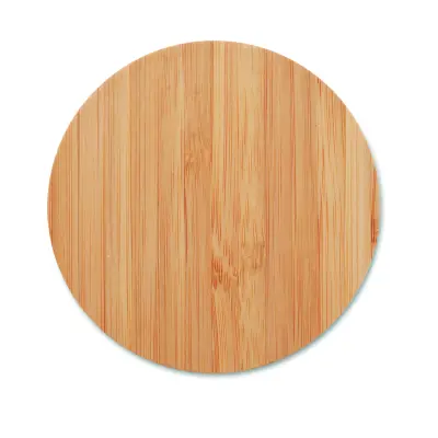 Caricatore wireless in bamboo - RUNDO - Immagine 3