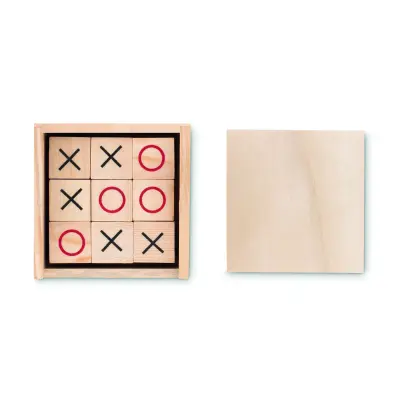 Gioco del tris in legno - TIC TAC TOE - Immagine 2