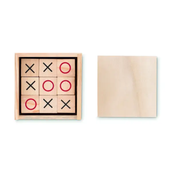 Gioco del tris in legno - TIC TAC TOE - Immagine 2