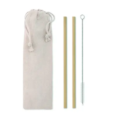 Cannucce in bamboo - NATURAL STRAW