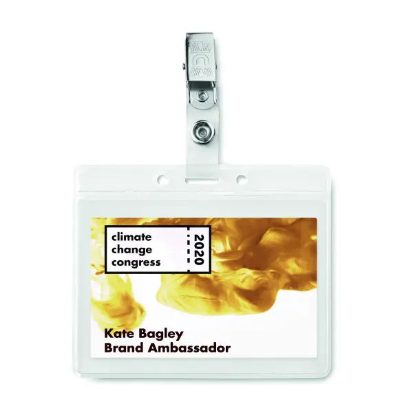 Porta badge in PVC - CLIPBADGE - Immagine 3