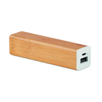 Power bank in bamboo - 2200 mAh - POWERBAM