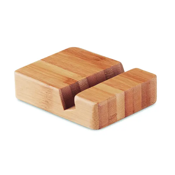Porta telefono APOYA in bamboo con stampa logo - Immagine 1