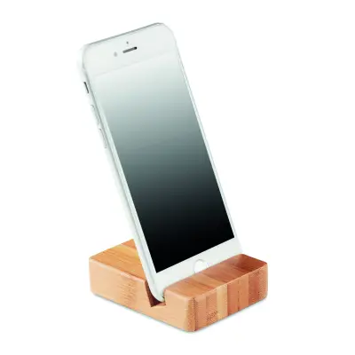 Porta telefono APOYA in bamboo con stampa logo - Immagine 2