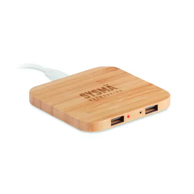 Caricatore wireless in bamboo - CUADRO - Immagine 4