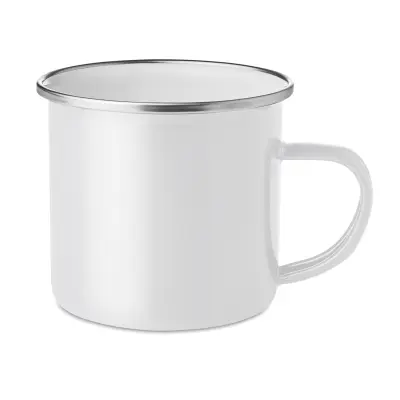 Tazza in metallo smaltata - 350ml - PLATEADO - Immagine 6