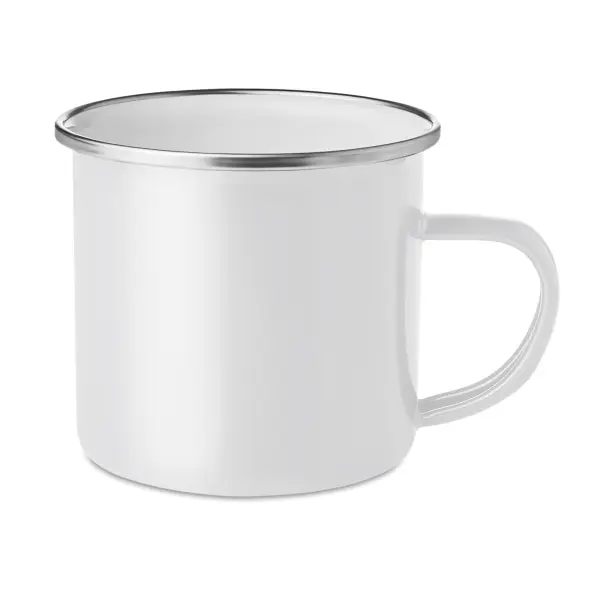 Tazza in metallo smaltata - 350ml - PLATEADO - Immagine 6