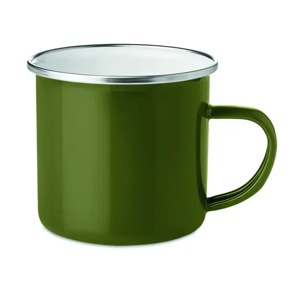 Tazza in metallo smaltata - 350ml - PLATEADO - Immagine 9