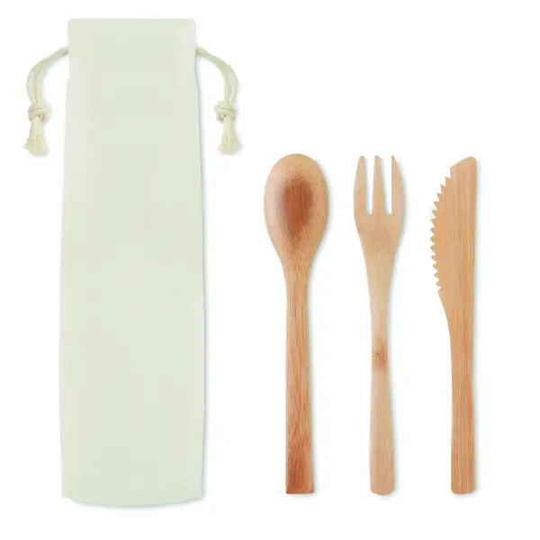 Set posate in bamboo - SETBOO - Immagine 2