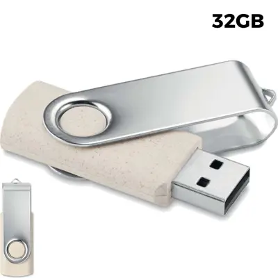 USB 32GB Flash Drive - Twister Paglia - Immagine 1