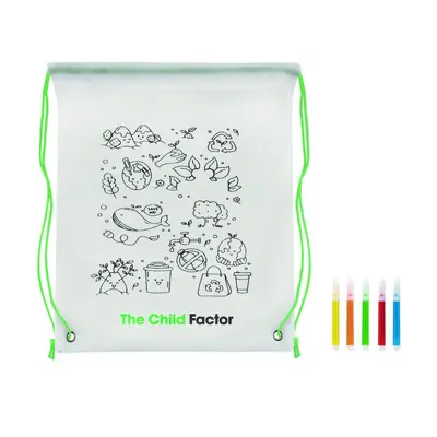 Sacca da colorare in non woven  - CARRYDRAW - Immagine 9