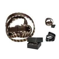 Cintura unisex TOUS in pelle con clip in metallo personalizzata