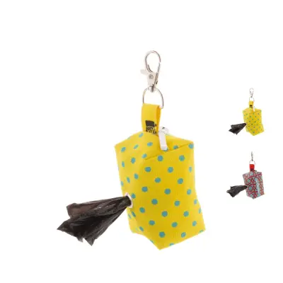 Porta sacchetti in RPET 600D PAVESAVE stampa intera personalizzato - Immagine 1
