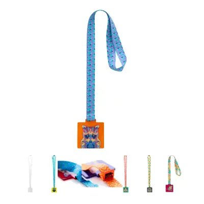 Medaglia personalizzata SUBDAL COLOUR SQUARE con lanyard