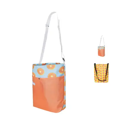 Borsa a tracolla SUBOBAG SHOULDER 600D in RPET personalizzata - Immagine 3
