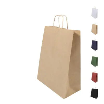 Busta regalo in carta PAPBAG S personalizzabile in kraft 90 g/m²
