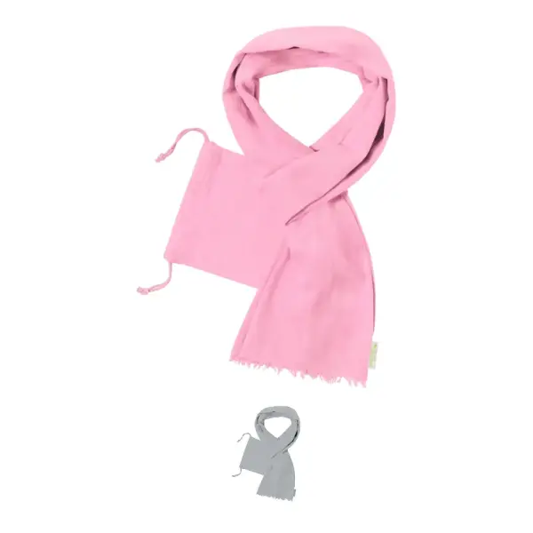 Sciarpa in cotone organico SPEER con stampa logo - Immagine 1
