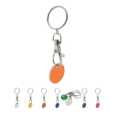 Portachiavi con gettone EUROCOIN