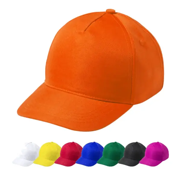 Cappellino baseball bimbo MINCAP in poliestere microfibra 120 g/m² - Immagine 1