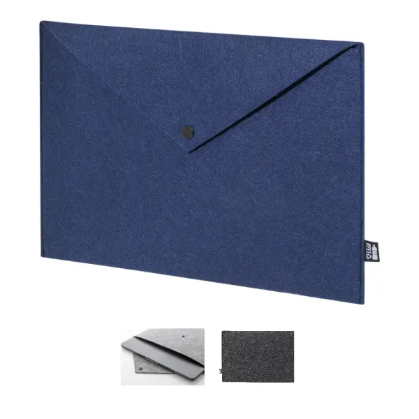 Cartellina in PET riciclato personalizzabile REFELT SLIM - Immagine 1