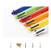 Penna a sfera in plastica riciclata 4 colori QUATTRO