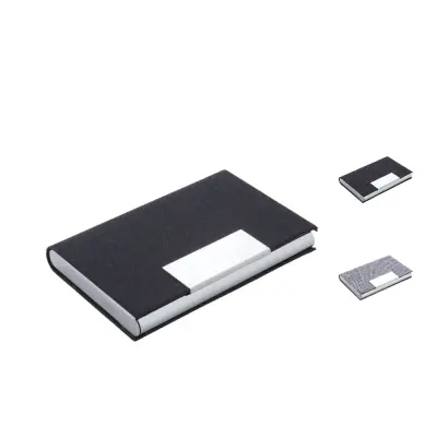 Porta biglietti da visita MERPET 9,5x6,4x1,3 cm personalizzato - Immagine 1