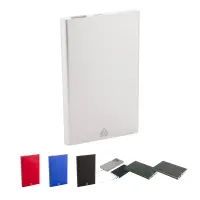 Powerbank 4000 mAh RALUFOUR in alluminio riciclato personalizzabile