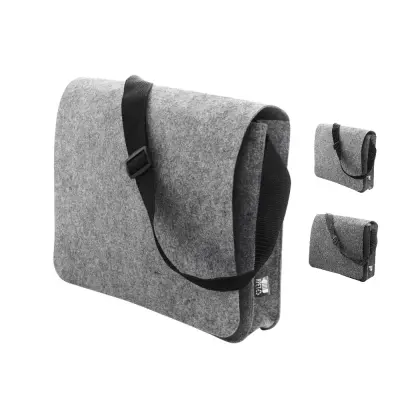 Borsa a tracolla in feltro RPET REFELT COURIER