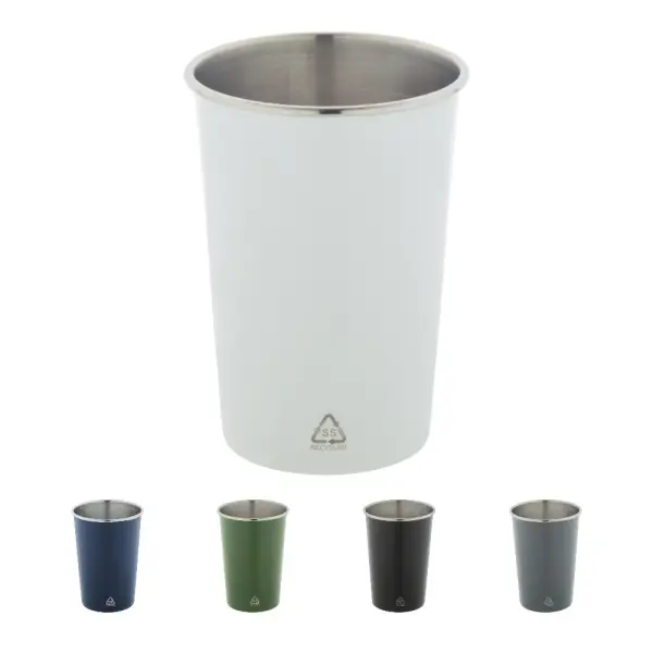 Tazza bicchiere in acciaio REDISHA - Immagine 1