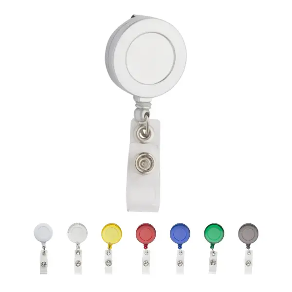 Porta Pass Slope personalizzabile con clip in metallo e plastica - Immagine 1