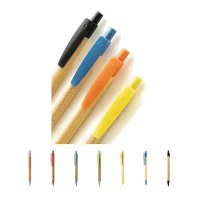 Penna A Sfera In Bambù Boothic
