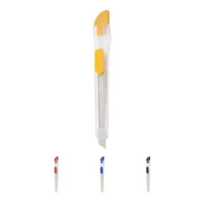 Taglierino BIANCO trasparente personalizzato in plastica - Immagine 1