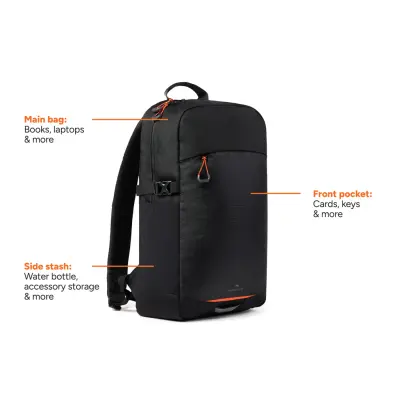 Zaino sportivo NORDIC DRIFT RCS 16L in rPET certificato RCS