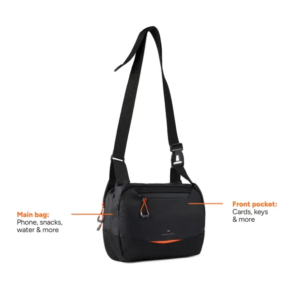 Borsa a tracolla NORDIC DRIFT TRAIL RCS 4L rPET 4L personalizzabile - Immagine 2