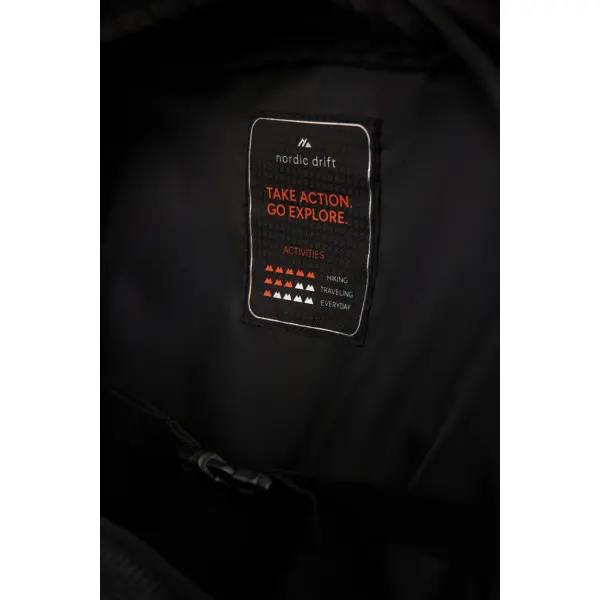 Zaino nordic drift traveling RCS 25L in rPET con stampa - Immagine 5