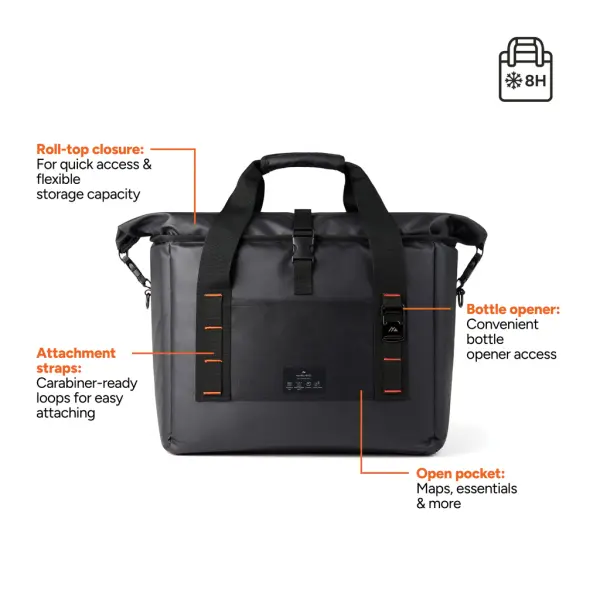Borsa termica NORDIC DRIFT 22L, RCS con stampa - Immagine 6