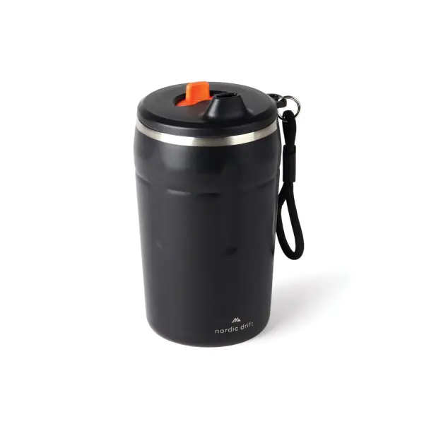 Tazza termica richiudibile NORDIC DRIFT TRIAL con stampa 350ml RCS - Immagine 7