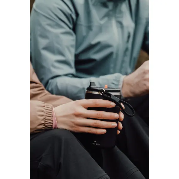 Tazza termica richiudibile NORDIC DRIFT TRIAL con stampa 350ml RCS - Immagine 11