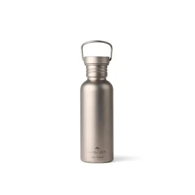 Borraccia in titanio NORDIC DRIFT 600ml con stampa