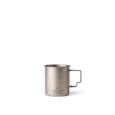 Tazza in titanio NORDIC DRIFT TRAIL 450ml con stampa del tuo logo - Immagine 1