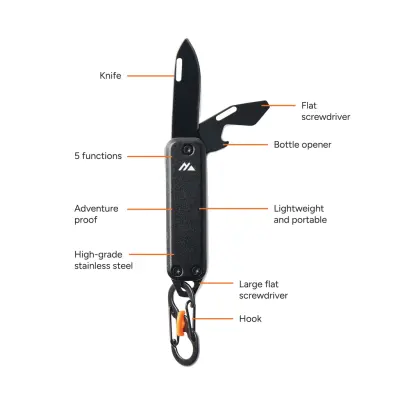 Set utensili portachiavi NORDIC DRIFT ADVENTURE con stampa 4 funzioni - Immagine 2