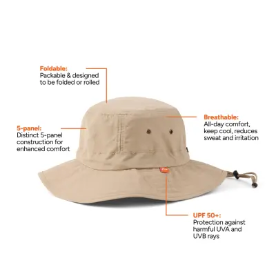 Cappello pescatore NORDIC DRIFT HORIZON UPF 50+ RCS con stampa - Immagine 13
