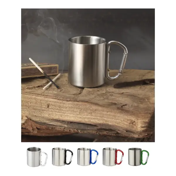 Tazza termica con moschettone Alps da 200 ml - Immagine 1