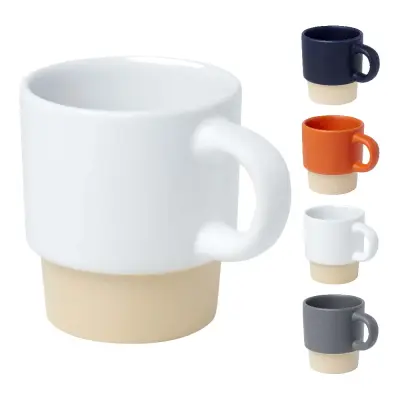 Olympia 130 ml stackable expresso cup with clay bottom - Immagine 1