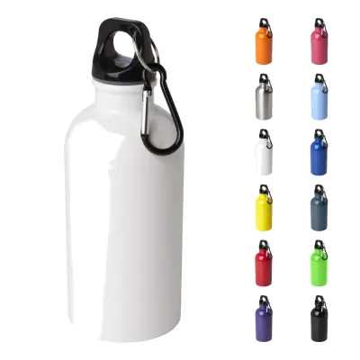 Borraccia 400 ml in acciaio con moschettone Oregon - Immagine 1