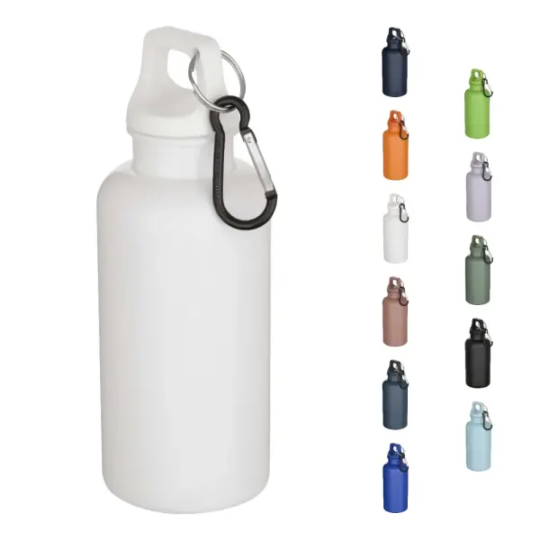 Borraccia plastica riciclata 400 ml con moschettone Oregon - Immagine 1