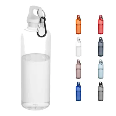 Borraccia plastica riciclata 750 ml con moschettone Oregon