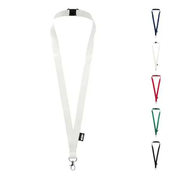 Lanyard in PET riciclato TOM con stampa del tuo logo - Immagine 1