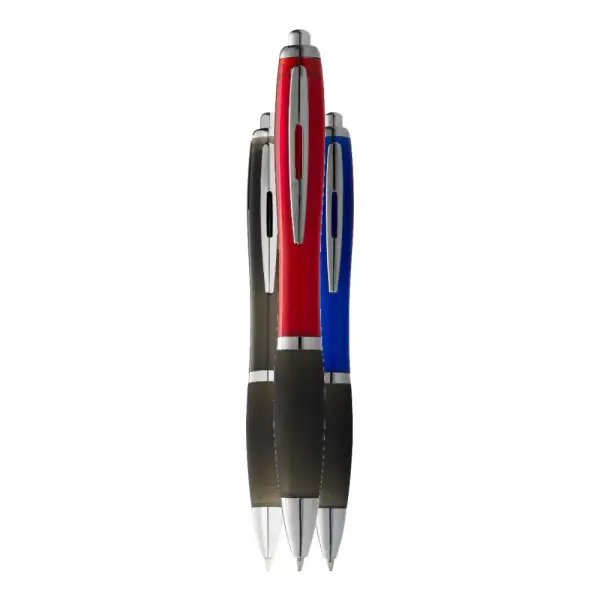 Penna a sfera Nash con fusto colorato e impugnatura - Immagine 1